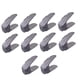 thumbnail image 4 of Organizador De Ranuras Para Zapatos De 10 Piezas, Cubierta Doble Para Organización De Armario, Zapatero Gris, 4 of 5