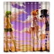 thumbnail image 1 of Cortina de ducha de Anime Pretty Girl, juego de cortina de baño con ganchos, tamaño 66 x 72 pulgadas, 1 of 3