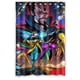 thumbnail image 1 of Cortina de ducha Star Mage Heros, juego de cortina de baño con ganchos, tamaño 48 x 72 pulgadas, 1 of 3