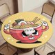 thumbnail image 5 of Ramen theme Fitted Round Tablecloths Elastic Edged Table Covers Waterproof Table Cloth For Kitchen Holiday Party Tables Decor 150cm, 5 of 6