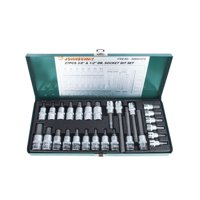 Juego Puntas Imbus Hexagonales Jonnesway De 1/2 Y 3/8 - 27 Piezas