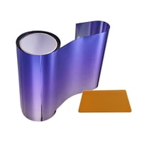 Ioensy - Tira De Visera Para Ventana De Coche, Película Teñida Con Raspador, Tira De Visera Para Parabrisas, Azul