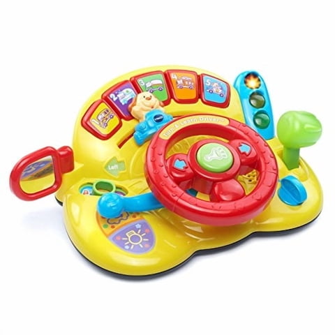 Vtech Turn And Learn Driver (Embalaje Sin Frustración), Amarillo