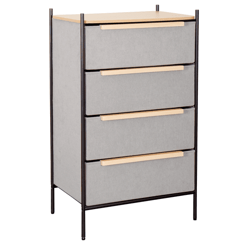 Carry All - Velador Cajonera 4 Cajones Línea Minimalist