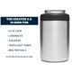thumbnail image 4 of Aislante Para Lata Rambler Colster 355 Ml De Acero Inoxidable, 4 of 9