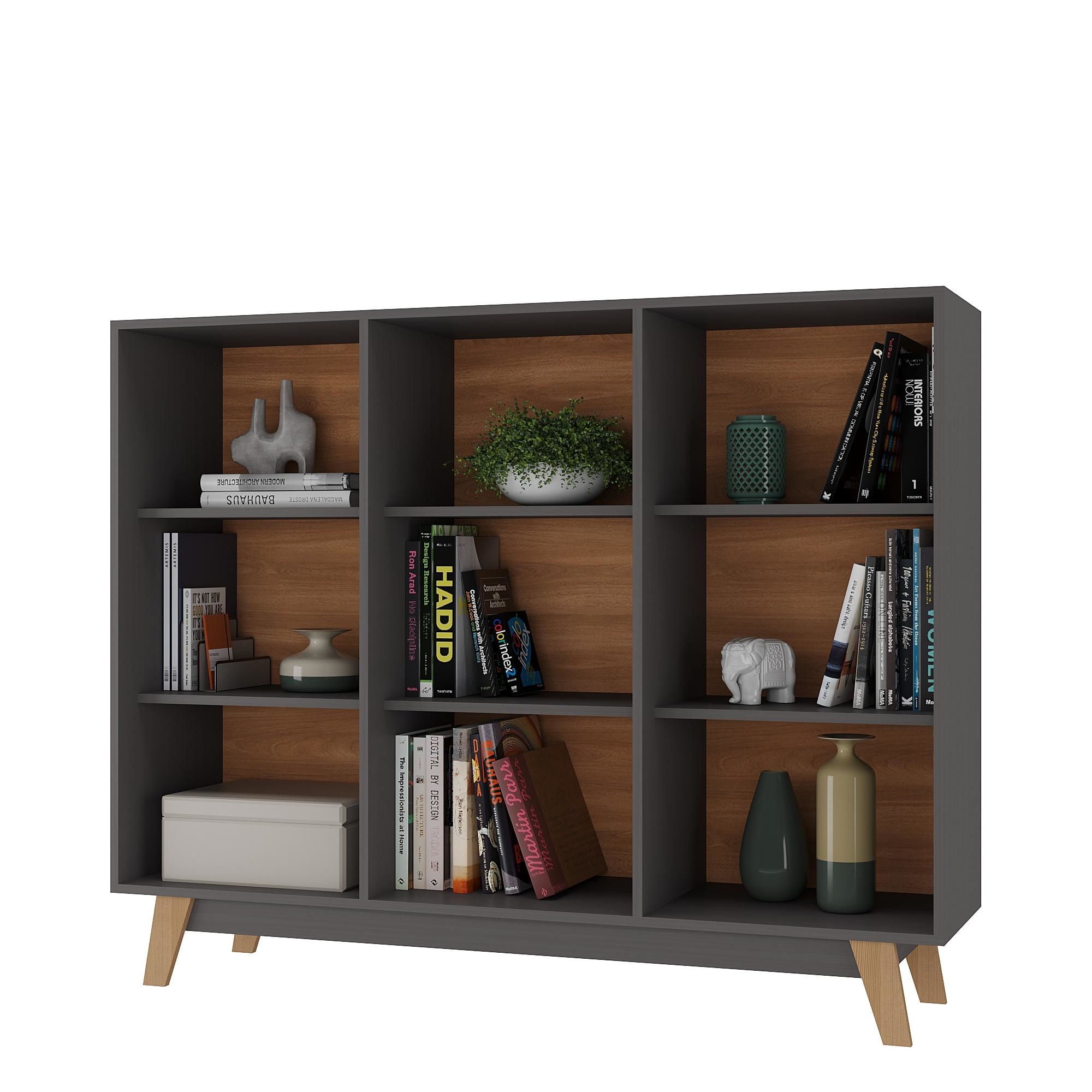 Di Poretti Design - Librero Dina Mdf Negro