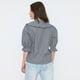 thumbnail image 2 of Blusa Mujer Cuello Boho Vichy Negro Corona, 2 of 5