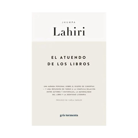 Gris Tormenta - Libro El Atuendo De Los Libros Jhumpa Lahiri