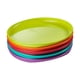 thumbnail image 1 of Accesorios Alimentación Set De 5 Platos Amarilo Morado Rojo Verde Y Naranjo, 1 of 7