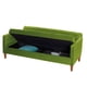 thumbnail image 2 of Futón Sofá Cama Genova Tela Velvet Pistacho, 2 of 4