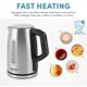 thumbnail image 3 of Hervidor eléctrico AROMA Professional 1.7 L/7 tazas de acero inoxidable, 3 of 6