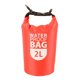 thumbnail image 2 of Bolsa de bolsa de saco seco impermeable de 2L Bolsa para rafting Canotaje Buceo Rojo, 2 of 5