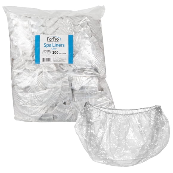 Revestimientos para spa ForPro Professional Collection, transparentes, 100 unidades