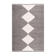 thumbnail image 1 of Alfombra Kelim Geo Design 160X230 Negro, 1 of 6