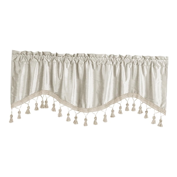 Cortinas De Ventana Pequeña, Cortina De Ventana De Bolsillo Para Barra Para Dormitorio, Baño, Ventanas, Beige