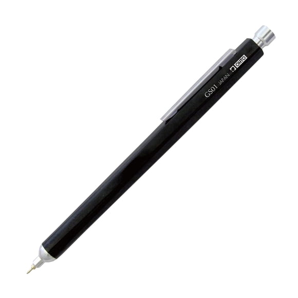 Bolígrafo Ohto Grand Standard GS01-S7-BK con punta de aguja negro, 13,5 cm
