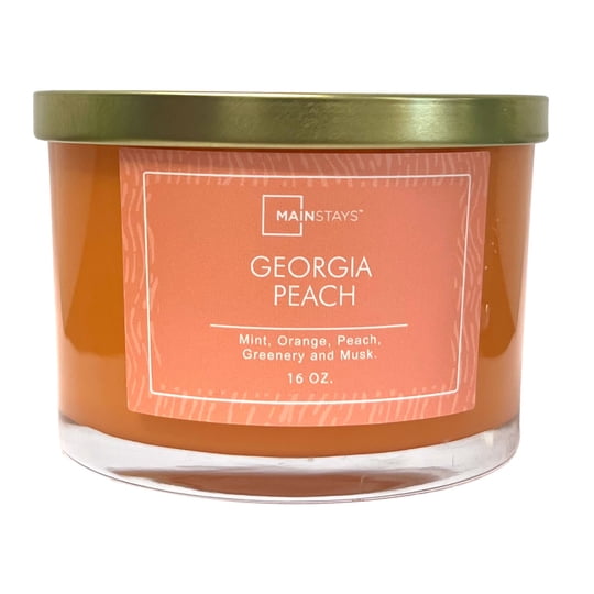 Vela Aromatica 454g Durazno Georgia Peach 1 Un Mainstays