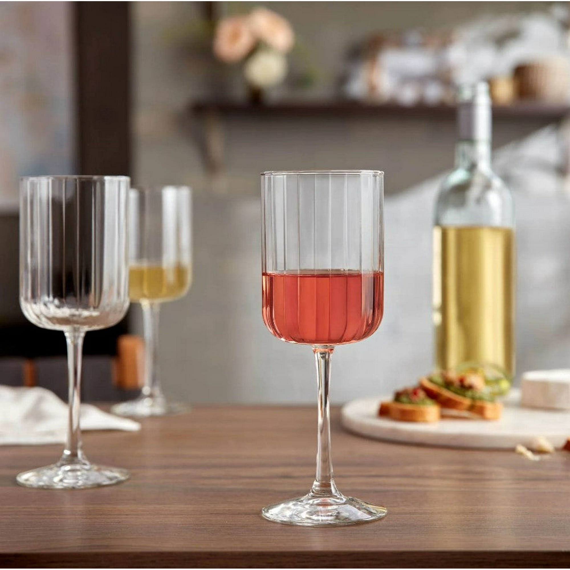 Set 4 Copas Vino Panello 414 Ml-libbey Color Agua