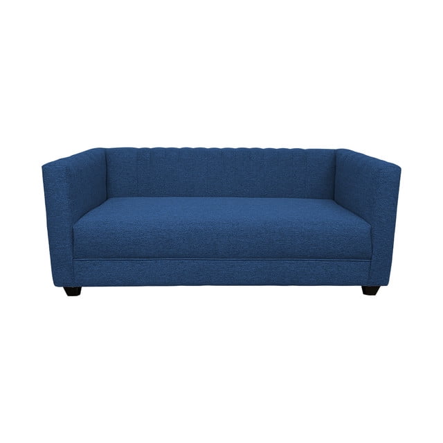 Induhome - Sofa Juanita 2 Cuerpos Chenille Azul