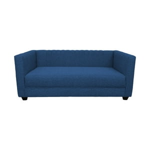 Induhome - Sofa Juanita 2 Cuerpos Chenille Azul