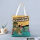 thumbnail image 2 of Captain Caveman Bolso de tela con estampado de lienzo para mujer, bolsa de compras reutilizable y estética, con cremallera interior, regalo para mujer,40*40cm., 2 of 6