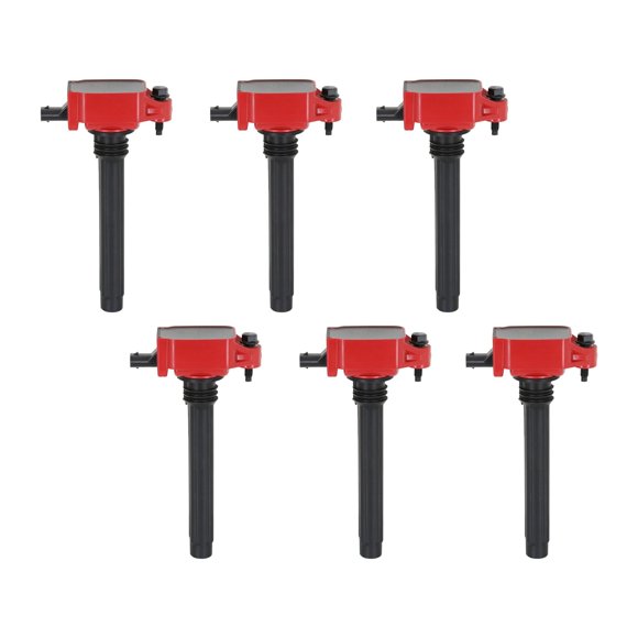 Bobinas de Encendido MSD 82736 Serie Blaster Rojo Paquete de 6