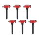 thumbnail image 1 of Bobinas de Encendido MSD 82736 Serie Blaster Rojo Paquete de 6, 1 of 6