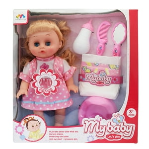 Muñeca Con Accesorios 6 Piezas 35X32 Cm Nobel Toys