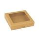 thumbnail image 3 of Set 30 Caja Ventana 14x12x2cm Beige Contenedor Desechable, 3 of 3