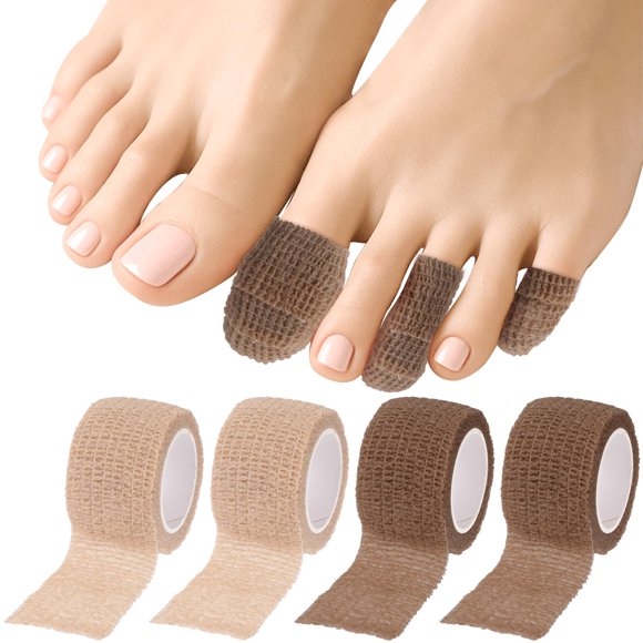 Vendaje cohesivo Alpinleux 4 rollos 2,5 cm × 2 m, 2 colores