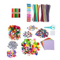 Bothyi - Paquete De 1200 Suministros Y Materiales Para Manualidades Para Proyectos Escolares De Niños Homeschool