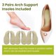 thumbnail image 2 of Plantillas para zapatos Bukihome Arch Support Gel para pies planos L, 2 of 7