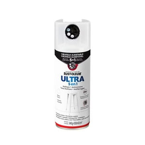 Pintura En Aerosol Ultra 5 En 1 340Grs Blanco Satinado - Rust Oleum