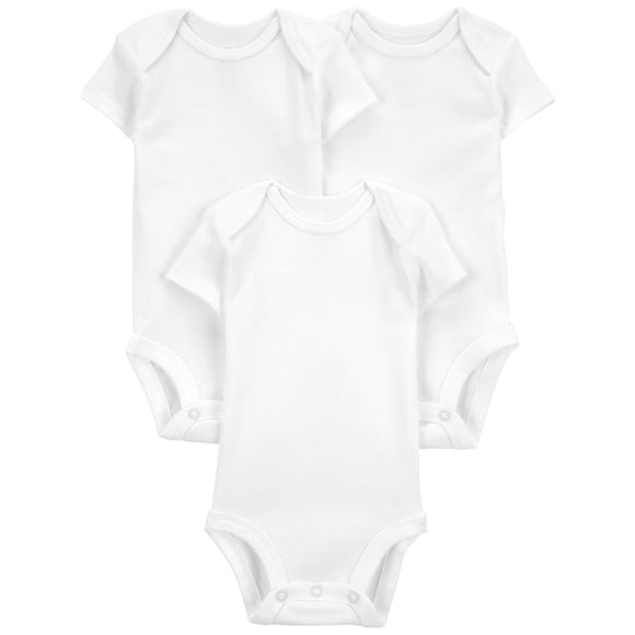 Body Carter's Child of Mine 6-9 meses Blanco Pack x3