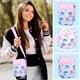 thumbnail image 5 of Bandolera Disney Stitch para niñas y adolescentes con monedero rosa, 5 of 6