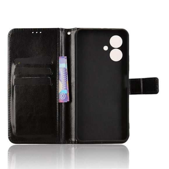 Funda tipo libro para Tecno Spark Go 2, cartera todo‑en‑uno, funda multifuncional con tarjetero y correa de muñeca desmontable