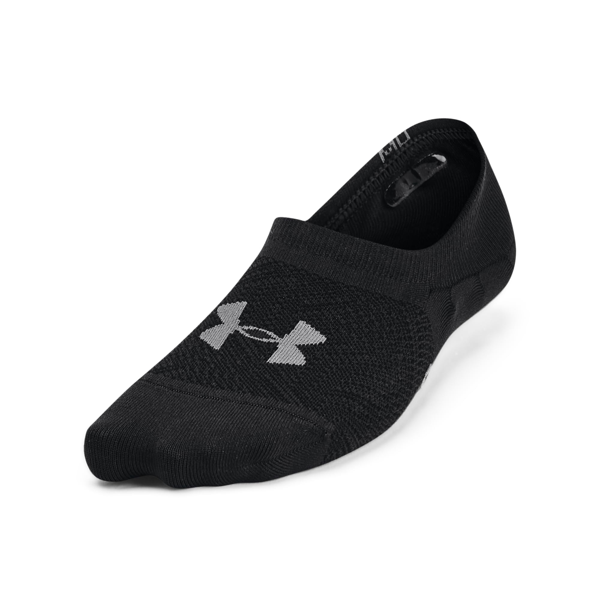 Calcetines Under Armour Breathe Lite Ultra Low Para Mujer, Paquete De 3, Negros