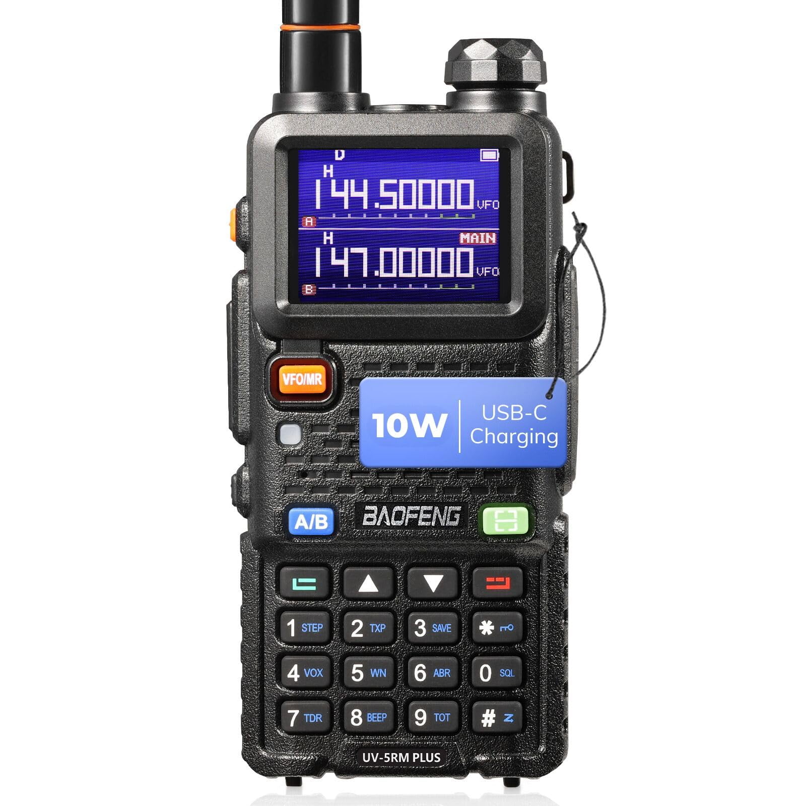Radio Bidireccional Baofeng Uv-5rm Plus 10w Uhf Vhf Noaa Fm Am