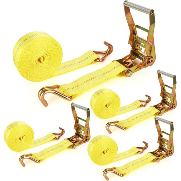 Correas de Amarre LISHINE 2in 20ft 8800lb, 4 Piezas