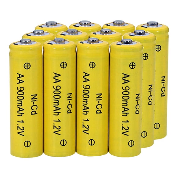 Pilas recargables XFULL, 12 paquetes, 1,2 V, AA, Ni-Cd, 900 mAh
