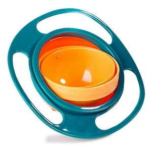 Genérico - 3 Set Alimentacion Plato Antiderrame Giratorio Bebe Lau