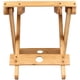 thumbnail image 5 of Taburete plegable de madera para el hogar - Asiento de ducha completamente ensamblado - Silla de baño de bambú para spa, afeitado, ducha y reposapiés, 5 of 5