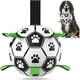 thumbnail image 1 of Balón de fútbol QDAN Dog Toy con correas para perros grandes de 23 cm, 1 of 3