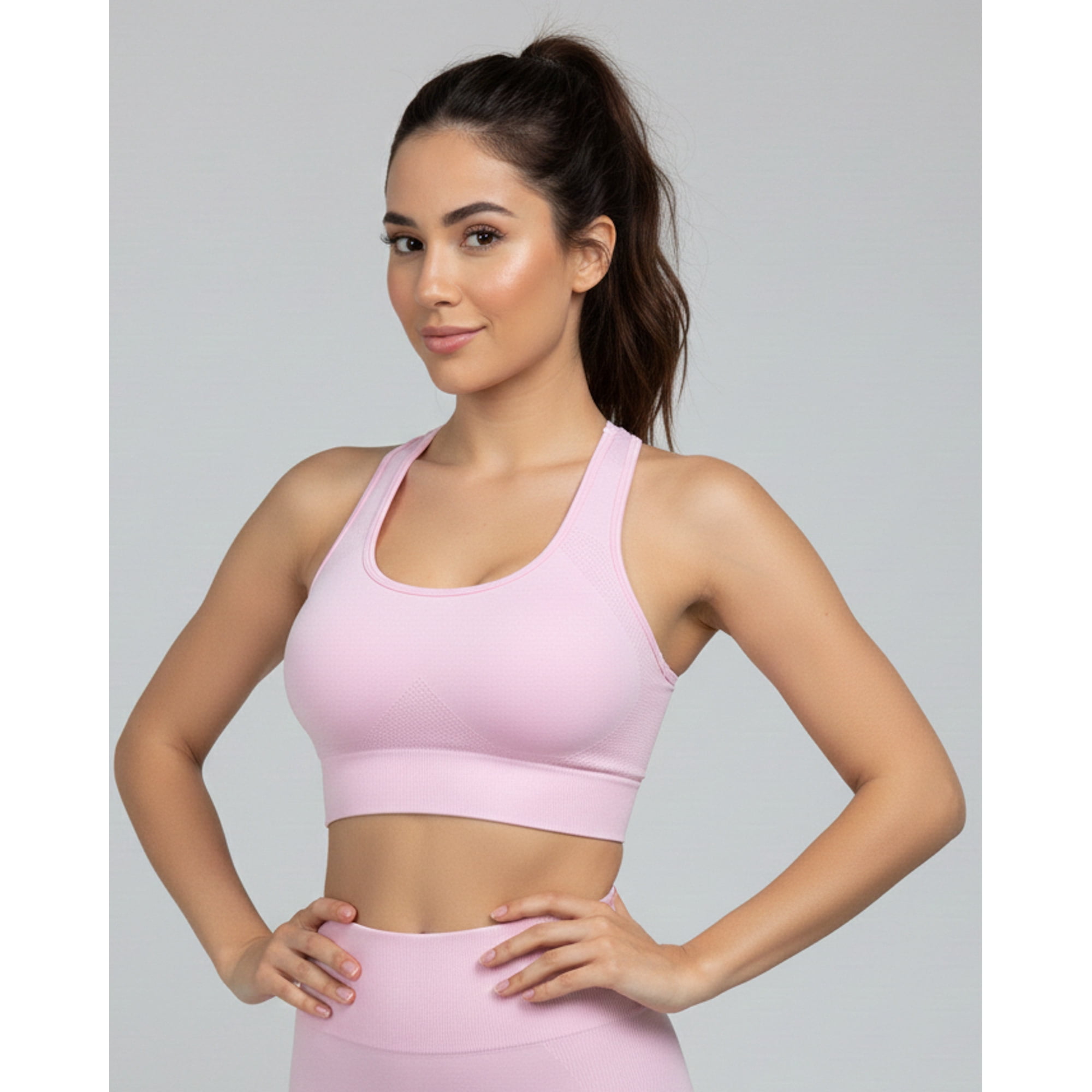 Flix Spa - Peto Sujetador Elasticado Mujer Espalda Detalle Estilo Deportivo