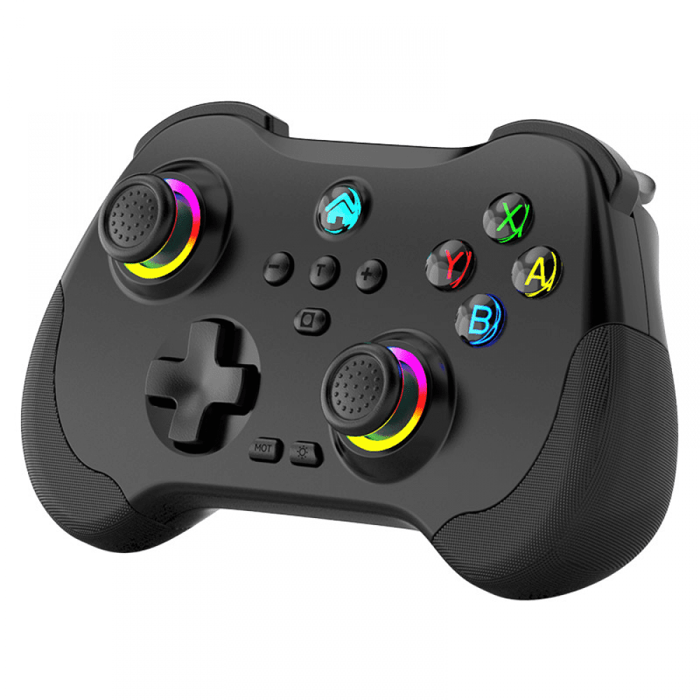 Genérico - Controlador De Juego Inalámbrico Para Switch/xbox/ps3/ps4/android/ios Mfi/pc/steam, Programable, Con Rgb, Joystick De Efecto Hall, Vibración De Doble Motor Y Función Turbo