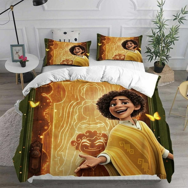 Encanto Girls Printed Quilt Duvet Cover Set Super 3-Piece Bedding Set