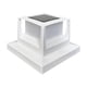 thumbnail image 5 of Luz Solar Para Tapa De Poste, Luz Exterior Para Jardín, Porche, Barandilla, Patio Trasero, Color Blanco, 5 of 5