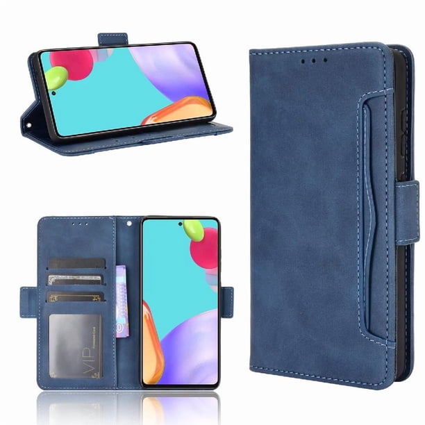 Funda Cartera Magnética para Samsung Galaxy A52 5G- Tarjetero Desmontable, Cuero PU, Soporte