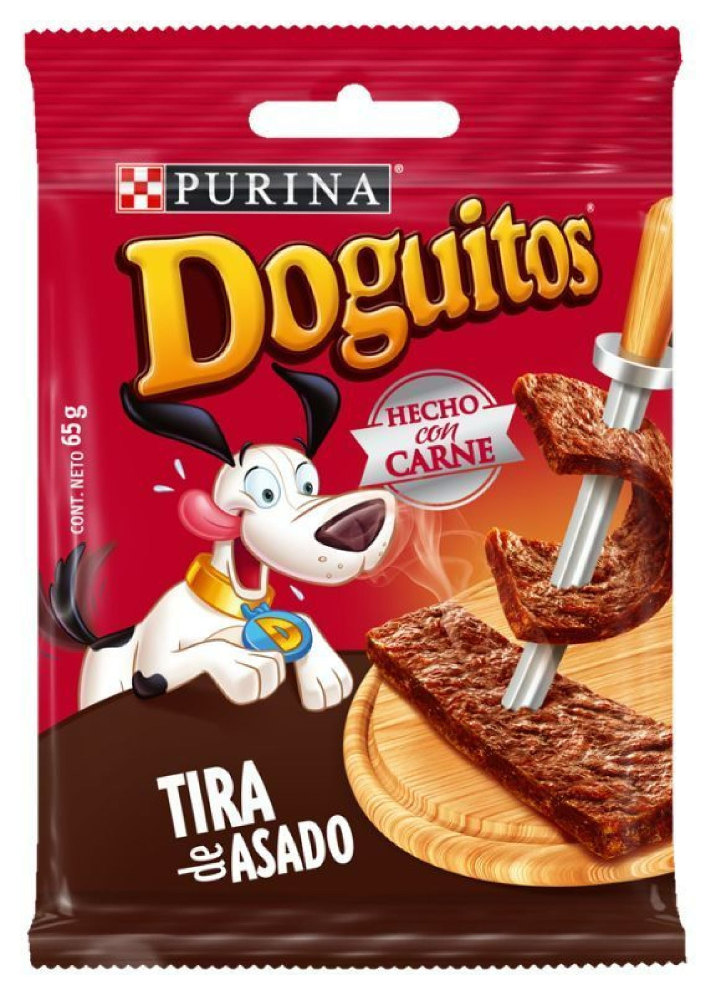 Snack Perro Adulto Doguitos Tira De Asado Bolsa 65 g Purina One