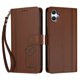 thumbnail image 3 of Funda Cartera Trébol para Samsung Galaxy A06/A07 4G/5G con Ranuras Tarjetas y Carga Inalámbrica Marrón, 3 of 6